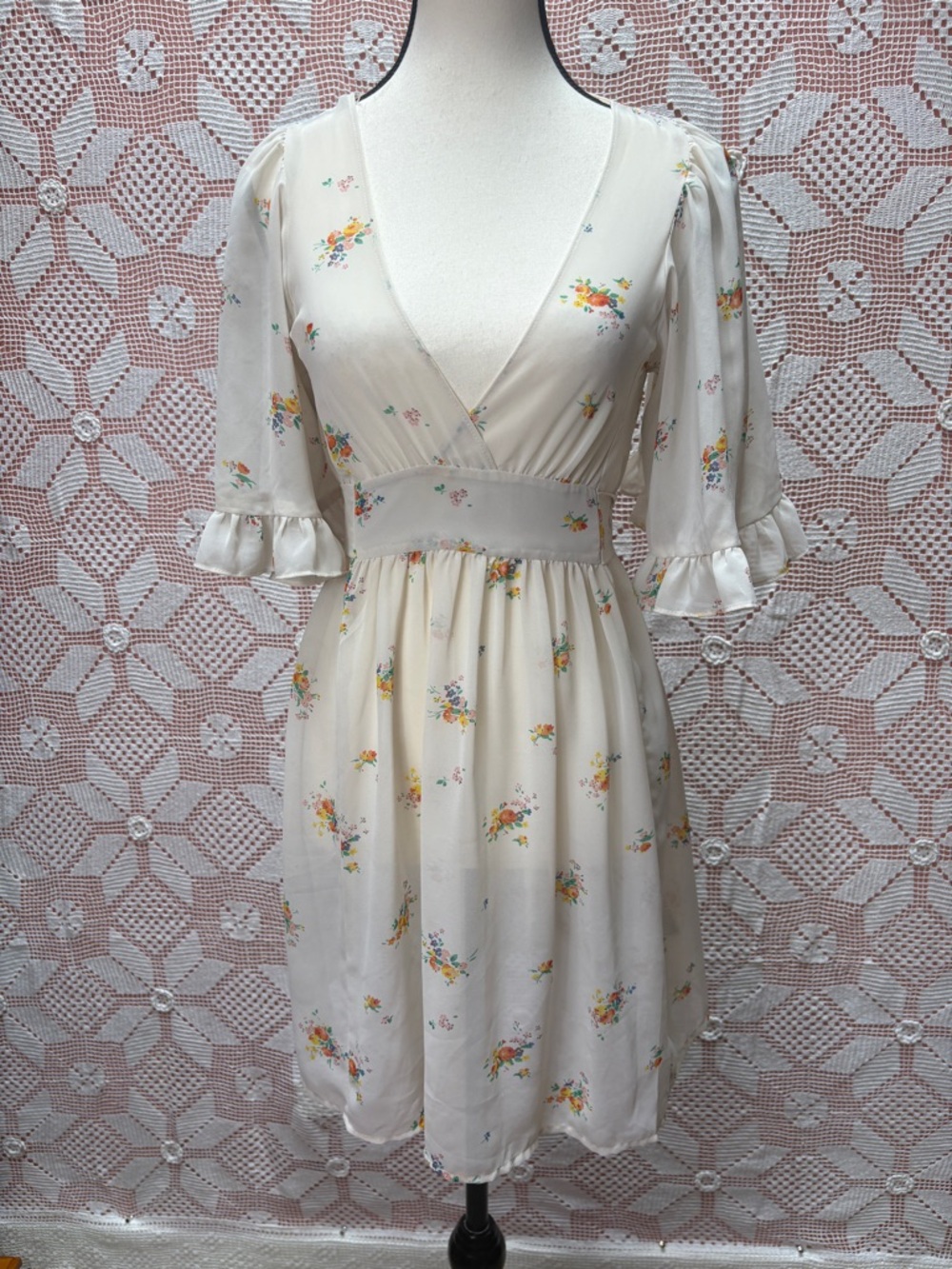 Betsey Johnson for Urban Outfitters Floral Mini Dress XS